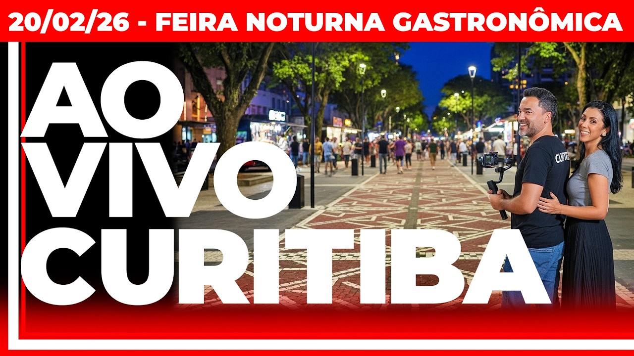 CURITIBA AO VIVO - FEIRINHA NOTURNA, PRAÇA UCRÂNIA E TOUR NA BALADA 