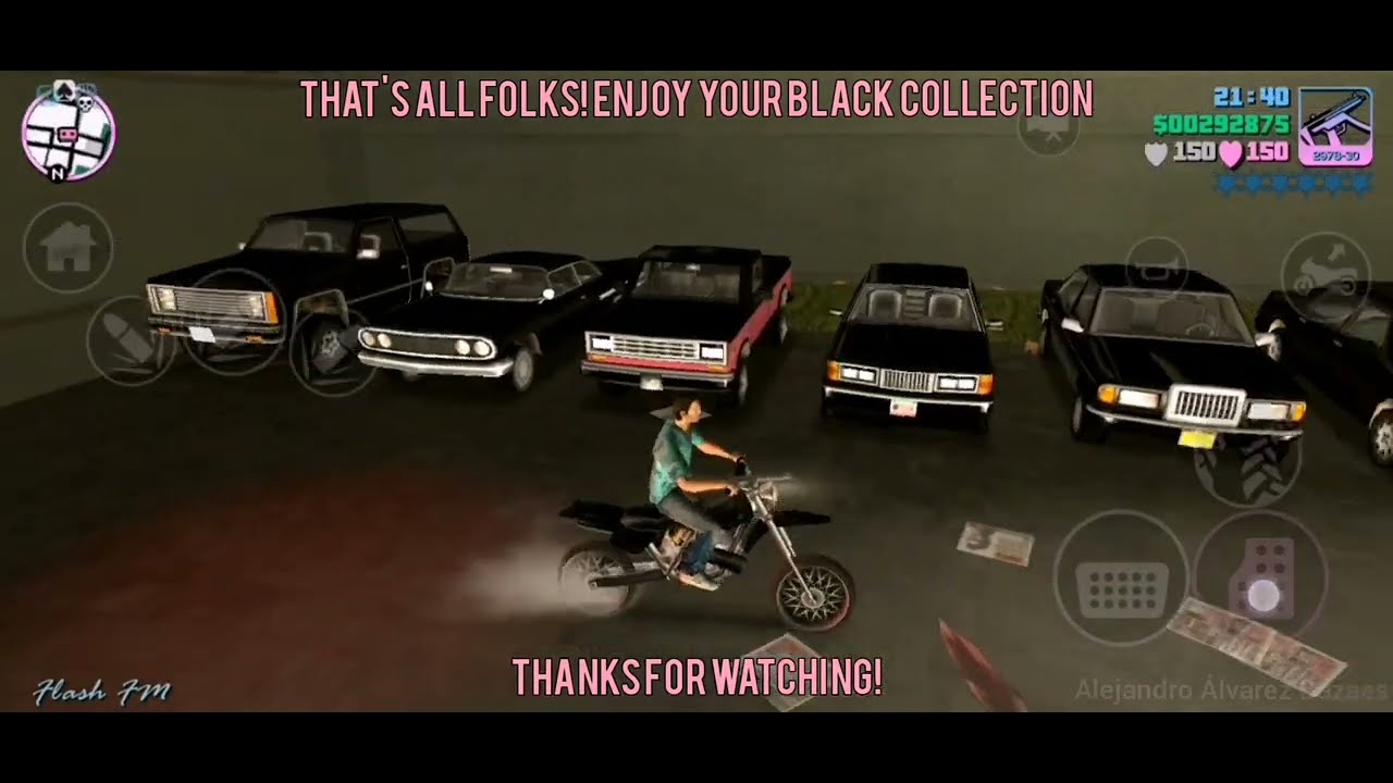 GTA Vice City - How to obtain all black vehicles without cheats or mods