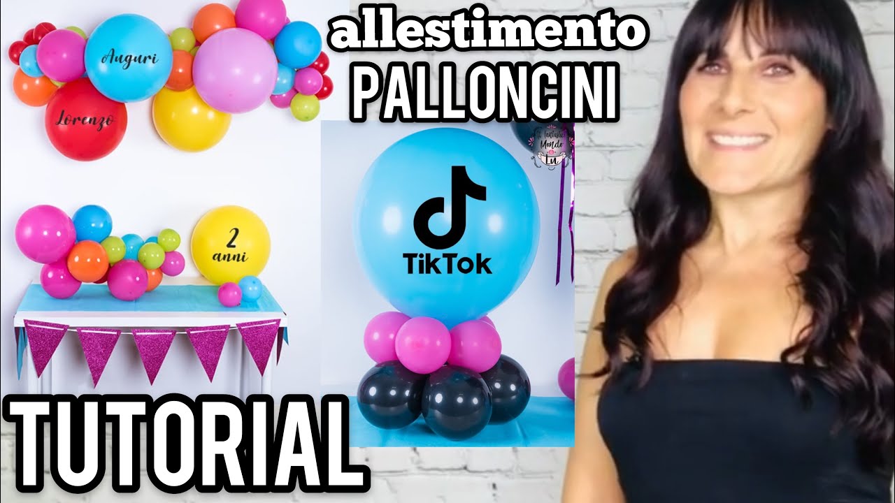 Palloncini Tik Tok. TUTORIAL PALLONCINI: idee per allestimento e centrotavola.
