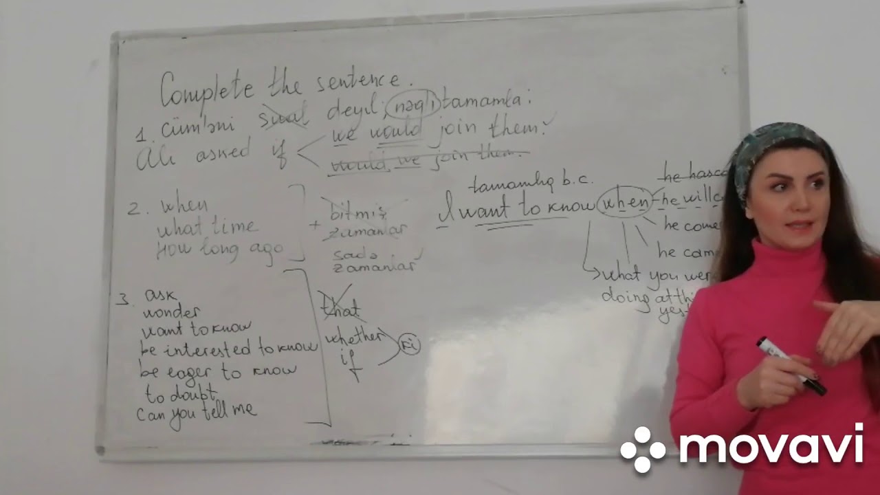COMPLETE THE SENTENCE. (CÜMLENİ TAMAMLAYIN)
