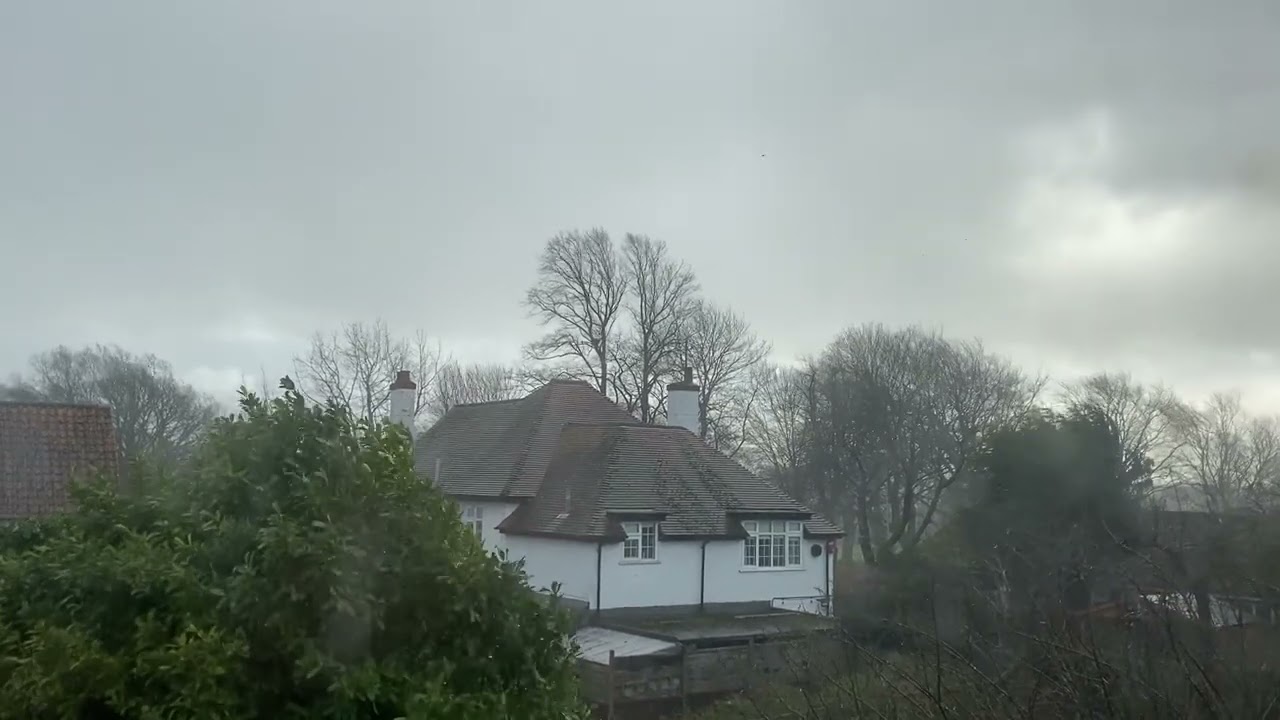 Storm Eunice - Northamptonshire, UK - 18 February 2022