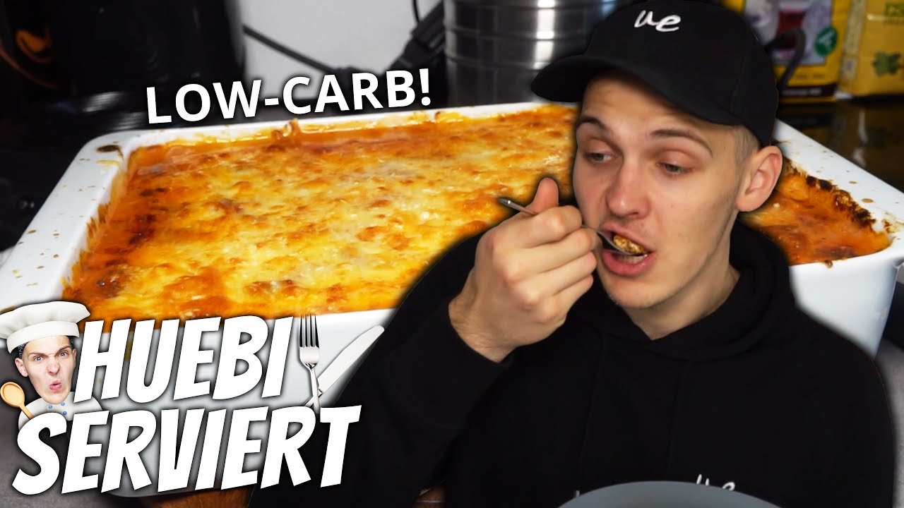 Huebi serviert: Fitness-Lasagne (Low-Carb) 👨‍🍳