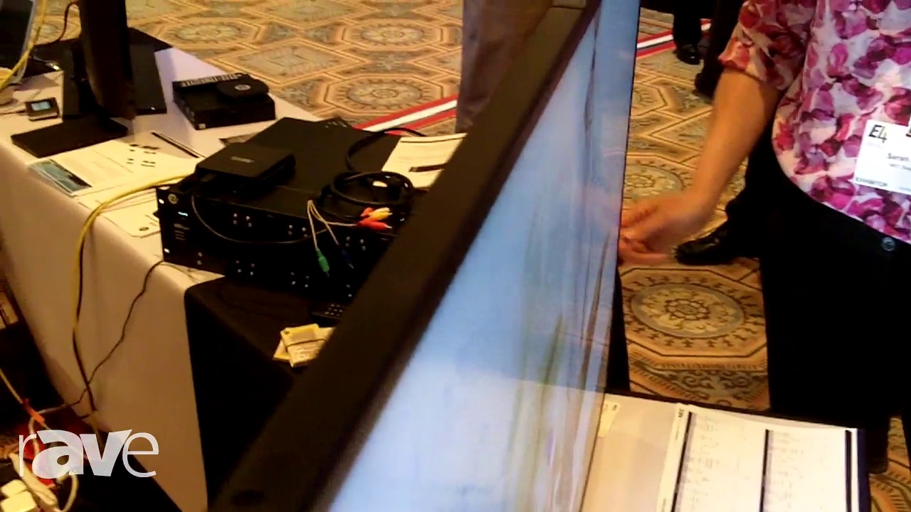 E4 AV Tour: NEC Display Features Its P484 48-Inch Display With Slimmer Bezel and Footprint