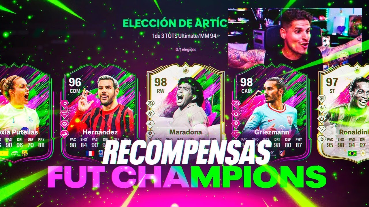 SACAMOS A RONALDINHO Y MARADONA EN LA RECOMPENSAS DE FUT CHAMPIONS!! | FC 25