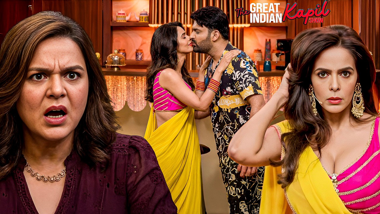 Kapil और Malika को Kiss करता देख Ginni हुई गुस्सा ! || The Kapil Sharma Show || Latest Episode