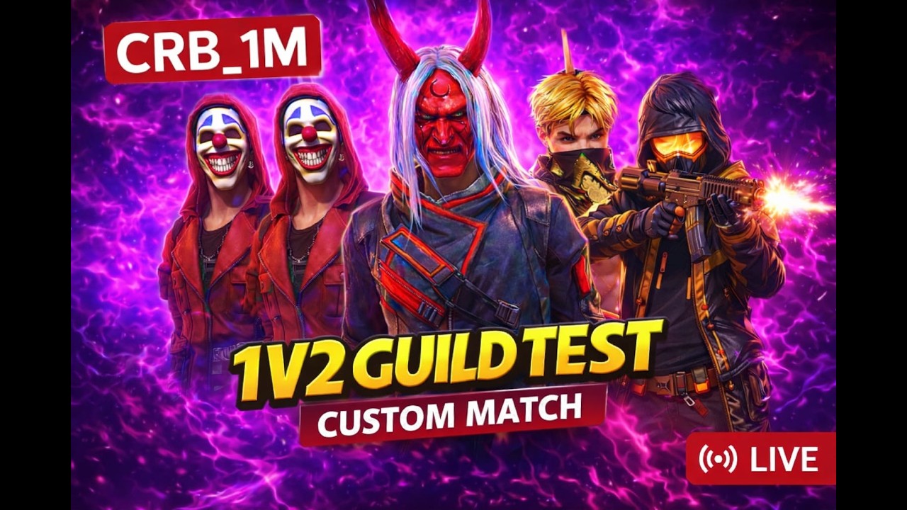 CRB_1M LINE CUSTOM  giveaways     guild testb  1v2  4v4  1V4  #livestreaming #livecustom #giveaways