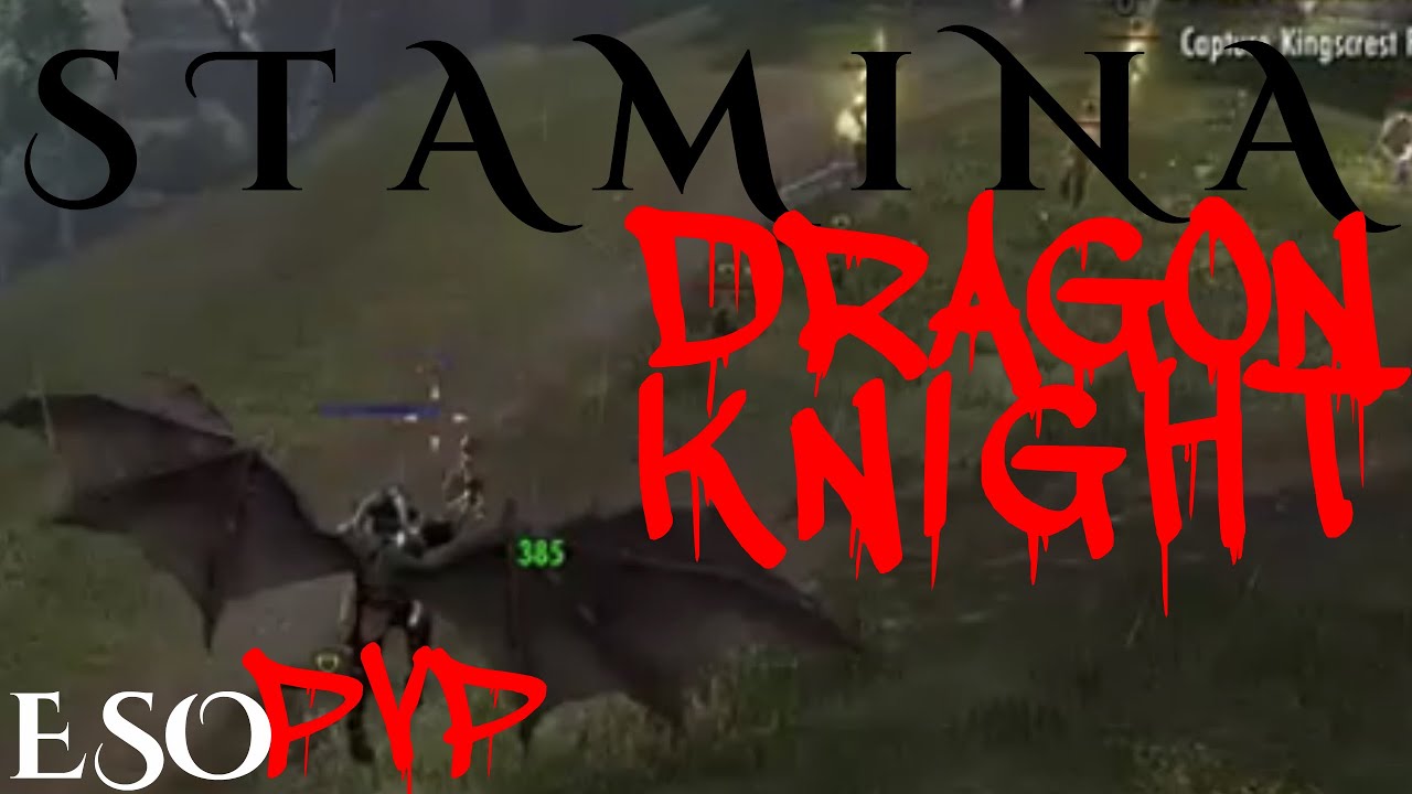Stamina Dragon Knight - LeapsOfDreams & Build reveal? - Elder Scrolls Online PvP (Xbox one ESO)
