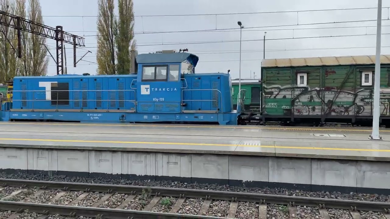 🚦6Dg-159 ex.SM42-2366+pociąg sieciowy TRAKCJA PRKil (PL-TRAPL) kierunek Słupsk
