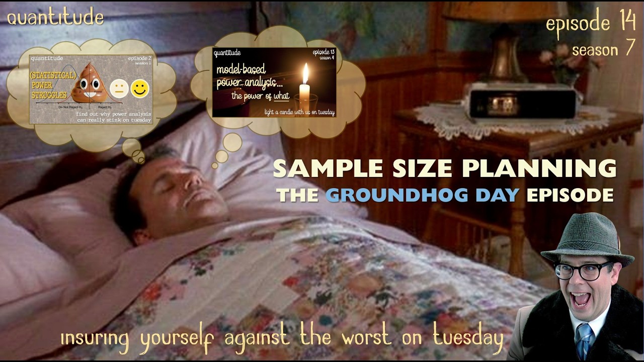 S7E14 Sample Size Planning: The Groundhog Day Episode