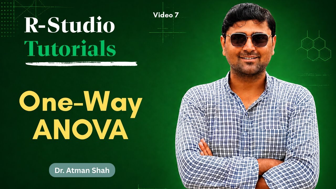 One way ANOVA and Post Hoc (Tukey) Test in R-Studio || Parametric Test || Dr. Atman Shah || SXCA