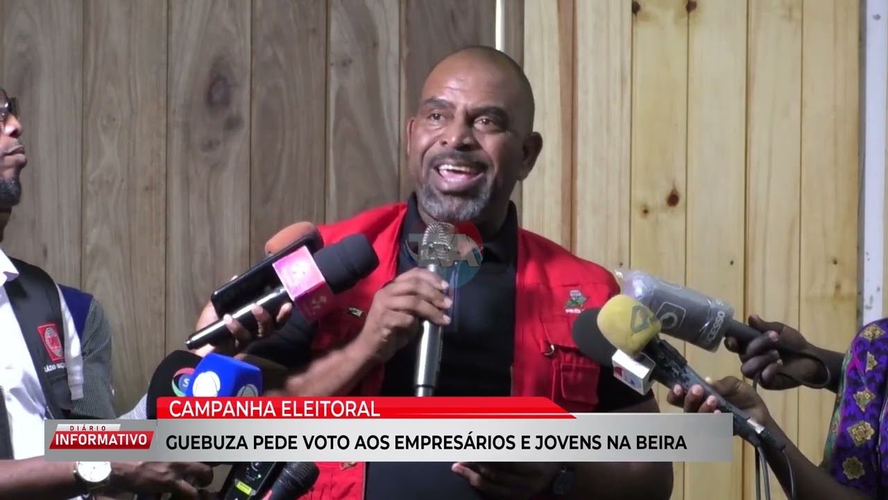 GUEBUZA PEDE VOTO AOS EMPRESÁRIOS E JOVENS NA BEIRA