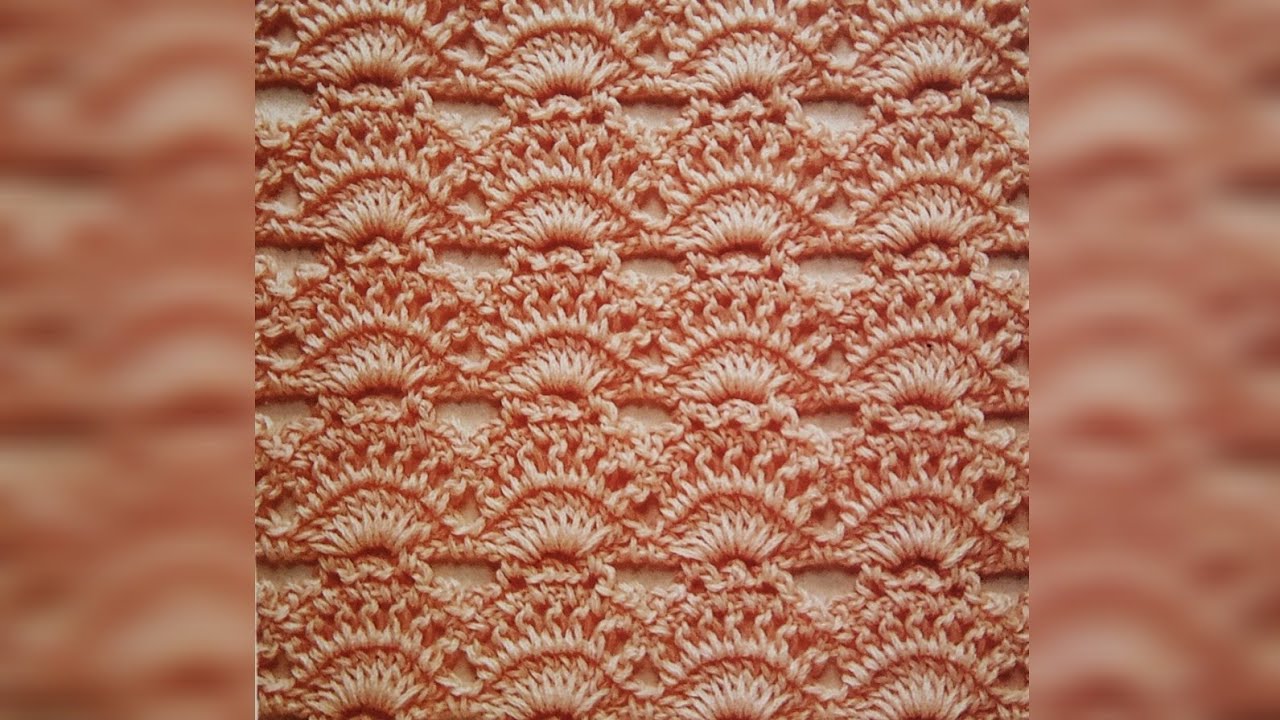 Japanese Crochet Shell Stitch Easy