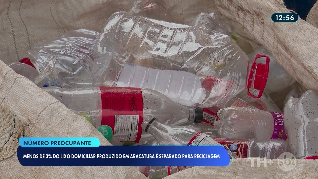 Menos de 3% do lixo domiciliar é separado para reciclagem em Araçatuba