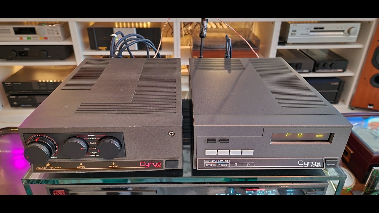 CYRUS ONE & CYRUS TUNER with MISSION PCM-7000 cd player -test-
