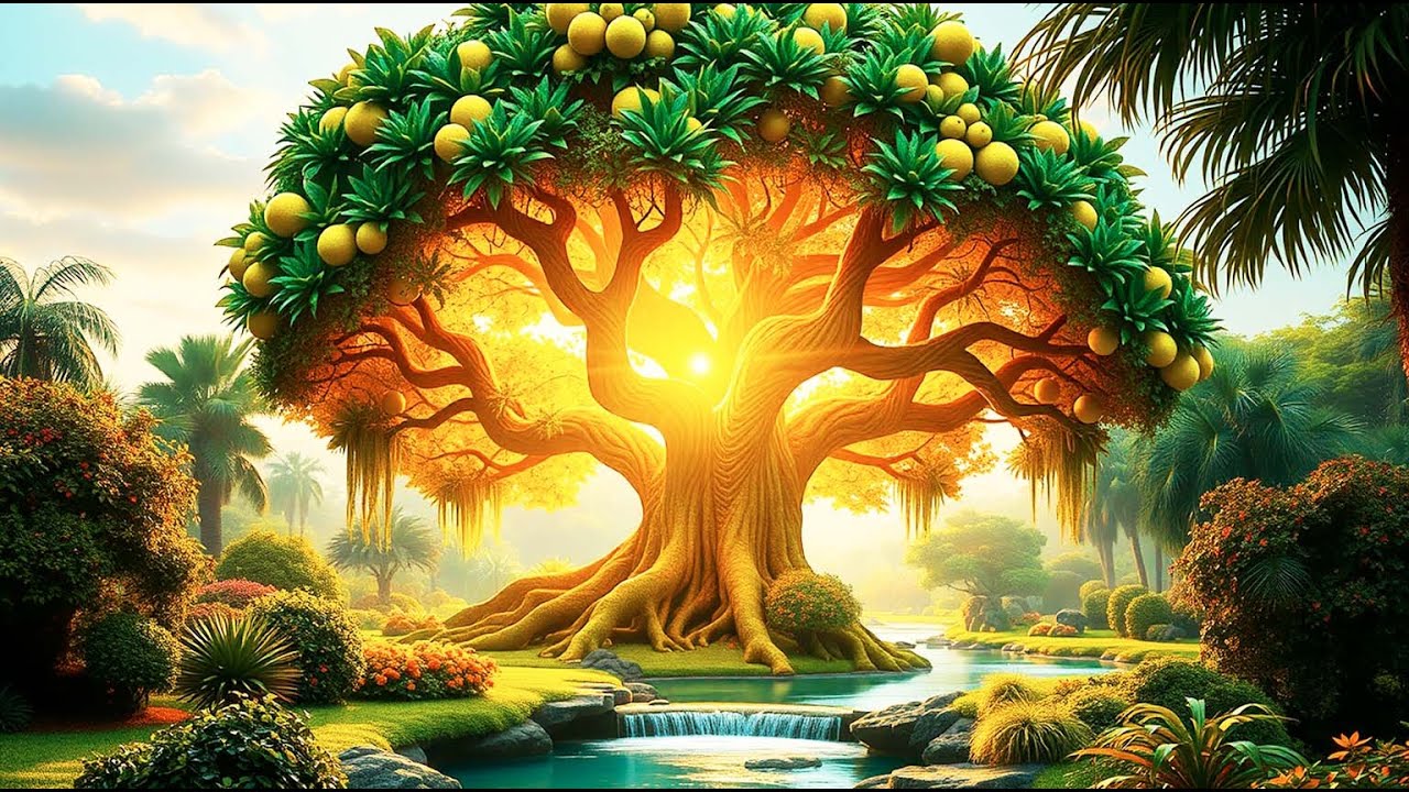 🌳 EL JARDÍN DEL EDÉN: Música Ancestral y Sonidos de Naturaleza para una Paz Perfecta (Génesis 2)