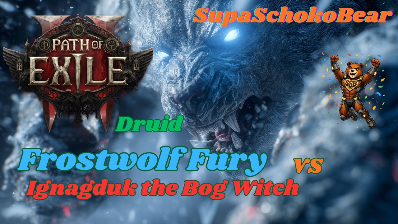 Frost Werewolf Druid vs Ignaduk the Bog Witch ❄️🐺 | Path of Exile 2 Boss Kill