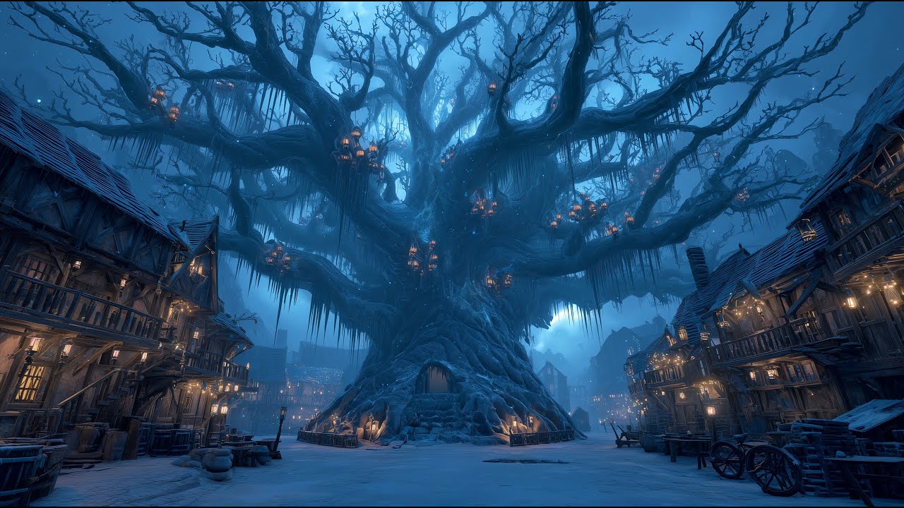 Winter Serenity &ndash; Celtic Village Ambience & Peaceful Medieval Fantasy Music