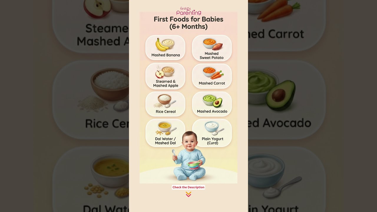 First Foods for Babies (6+ Months) | Introducing Solids to Babies | Baby Foods