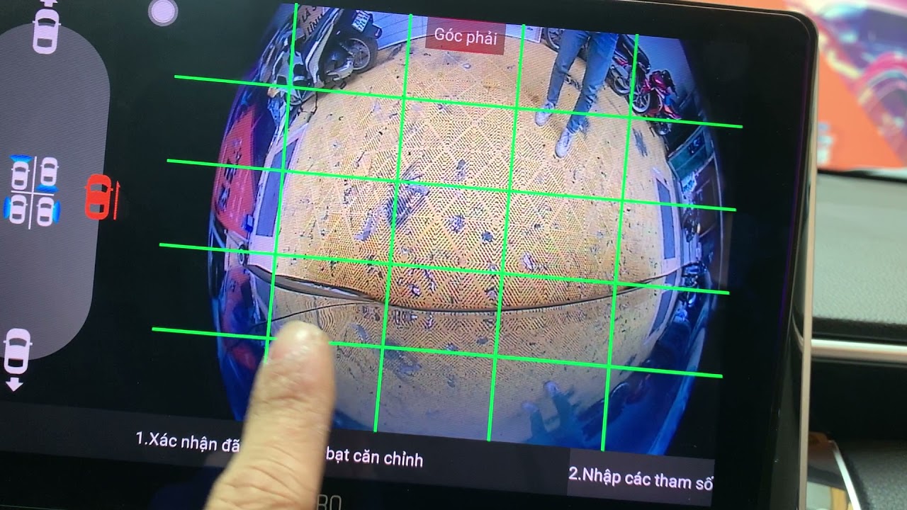 Hướng dẫn căn chỉnh camera 360 cho màn androi oledpro đẹp nhất part1