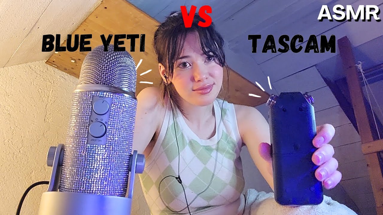 ASMR .ೃ࿐ Blue Yeti VS Tascam