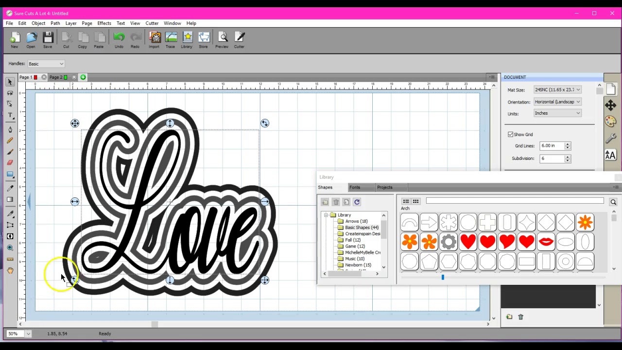 NEW Rhinestone FILE make SCAL 4.063 Template cutting Jen Blausey