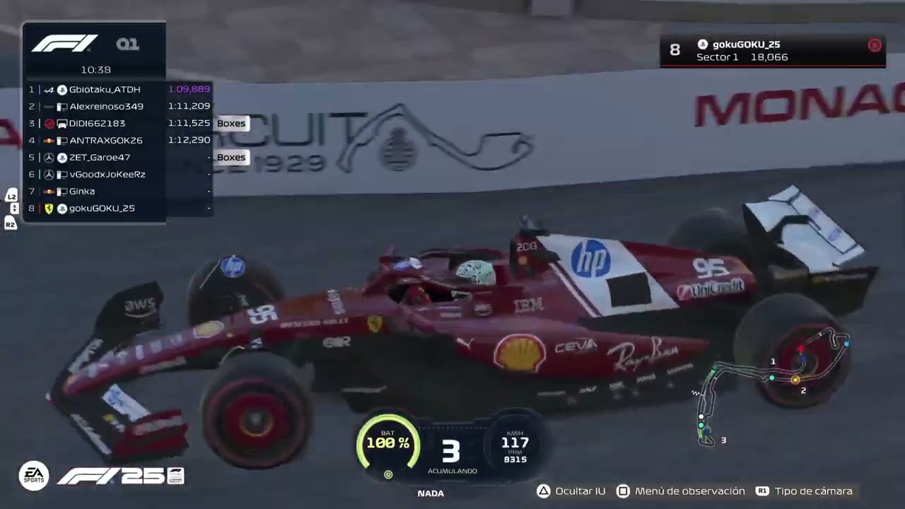 Pro Leage, carrera de GP Mónaco