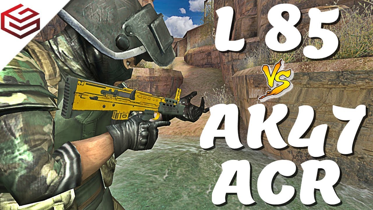 Bullet Force | L85 &mdash; самое мощное оружие в игре? L85 против AK47 против ACR | Сравнительный обзор