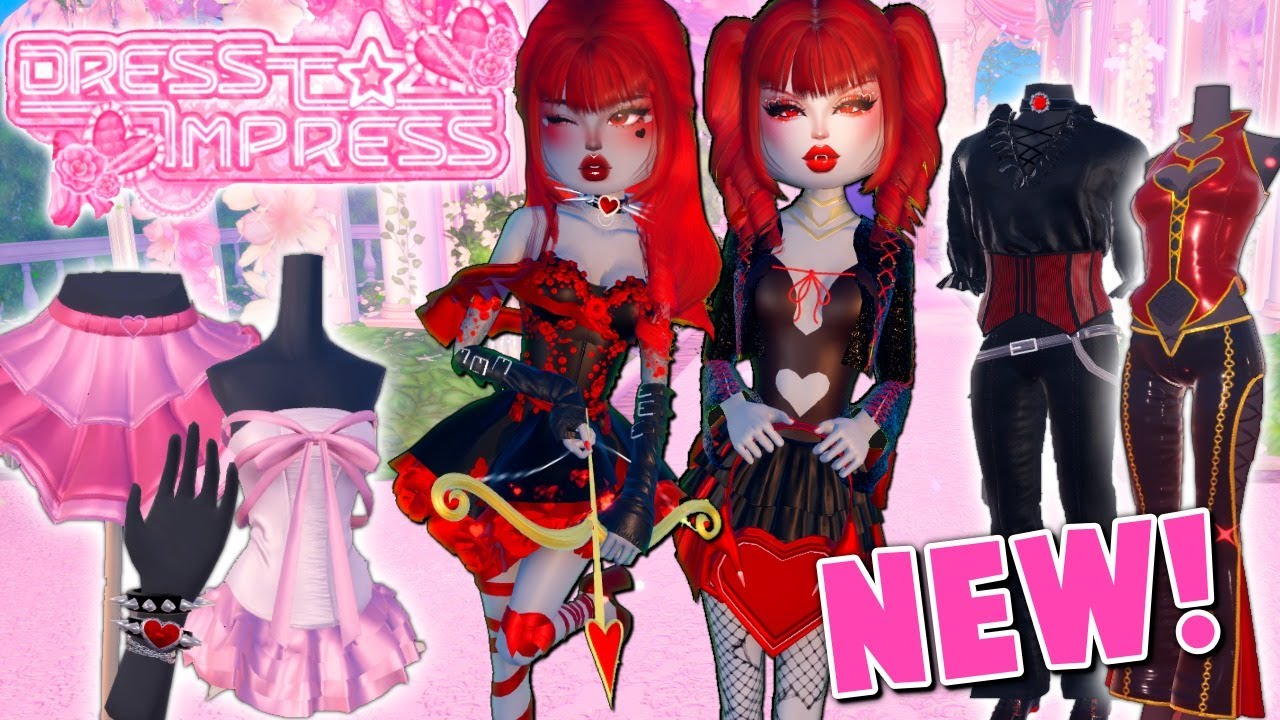 NEW VALENTINES OUTFITS in Dress to Impress!