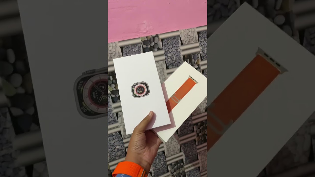 Apple watch ultra Clone Full Unboxing Review video link in Comment #tech #unboxingvideo #applewatch