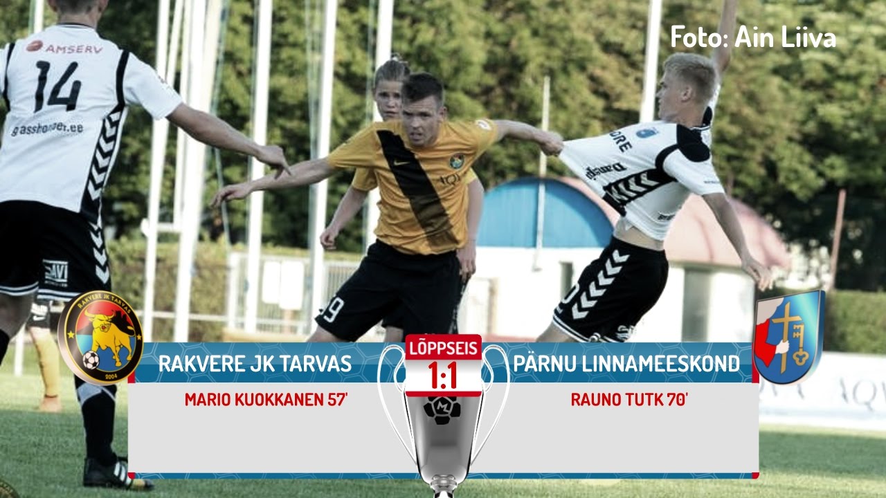 33. voor 2016: Rakvere JK Tarvas - Pärnu Linnameeskond 1:1 (0:0)