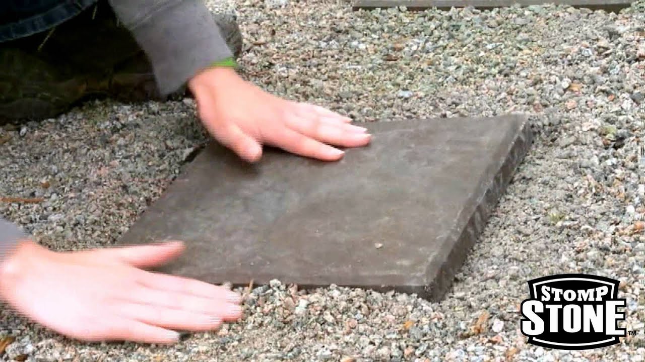 How to Install Stomp Stone recycled rubber pavers
