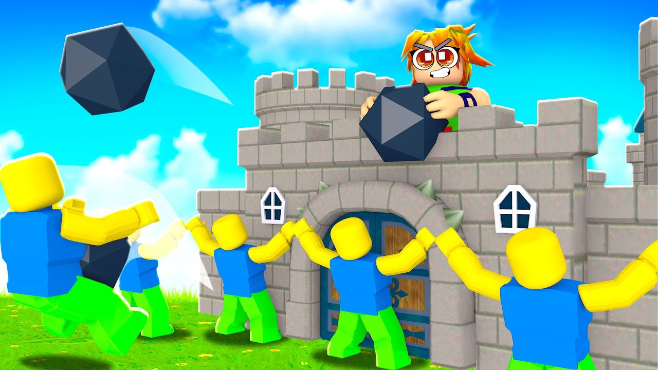 EXÉRCITO DE 977.928 SOLDADOS PARA PROTEGER O CASTELO DO ROBLOX!! (RTS Medieval)
