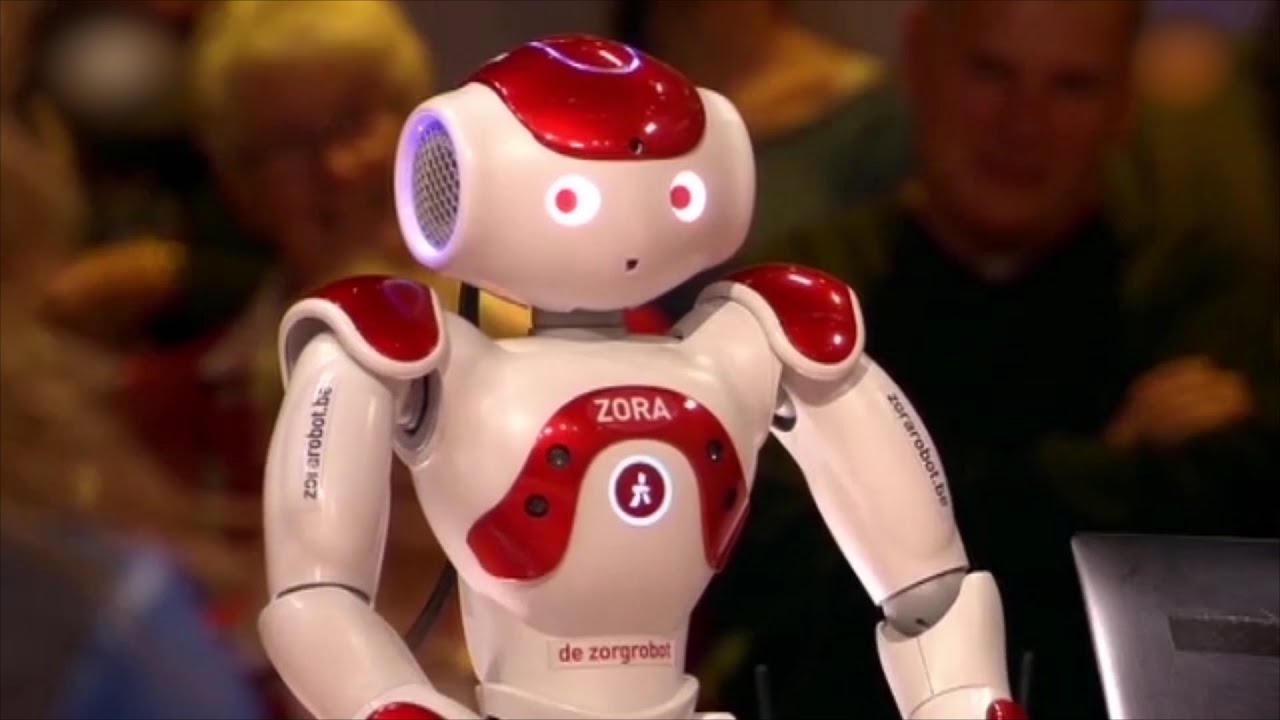 Robot Zora Geeft Wiskundeles