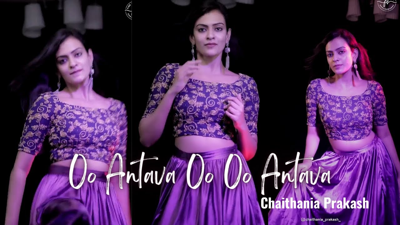Oo Antava Oo Oo Antava Dance Cover Ft Chaithania Prakash | Pushpa