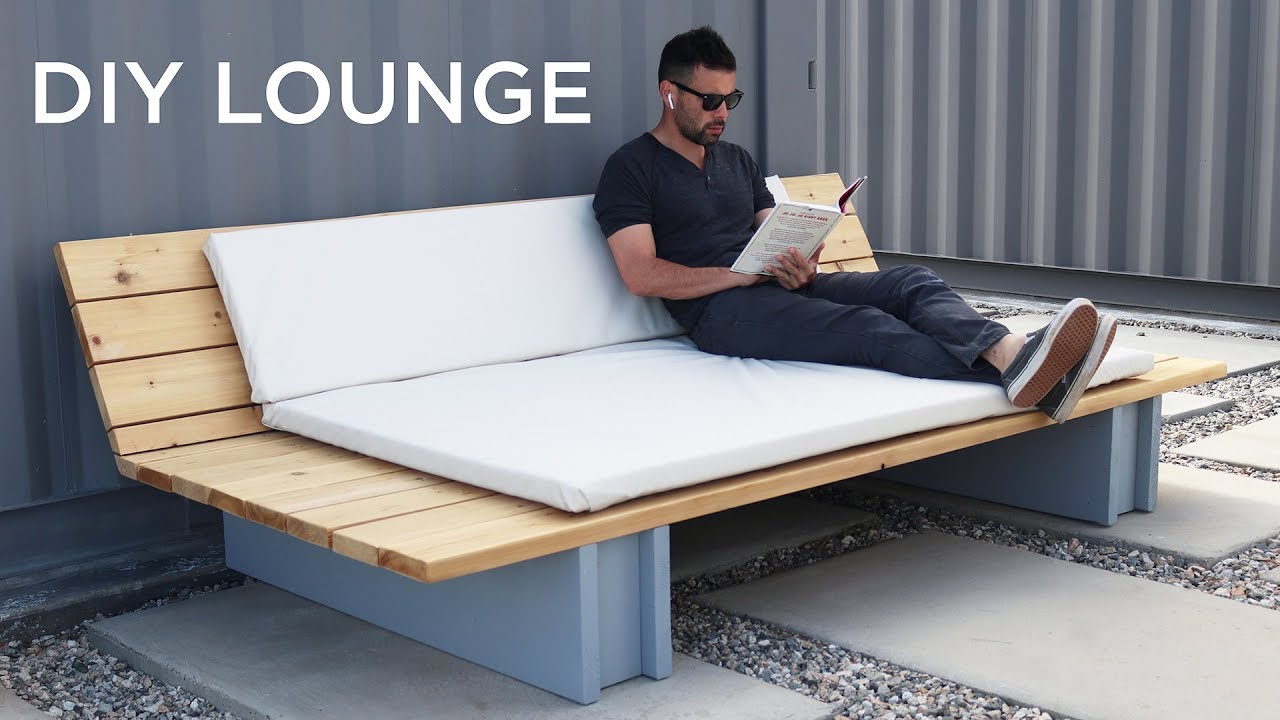 DIY Outdoor Lounge Sofa