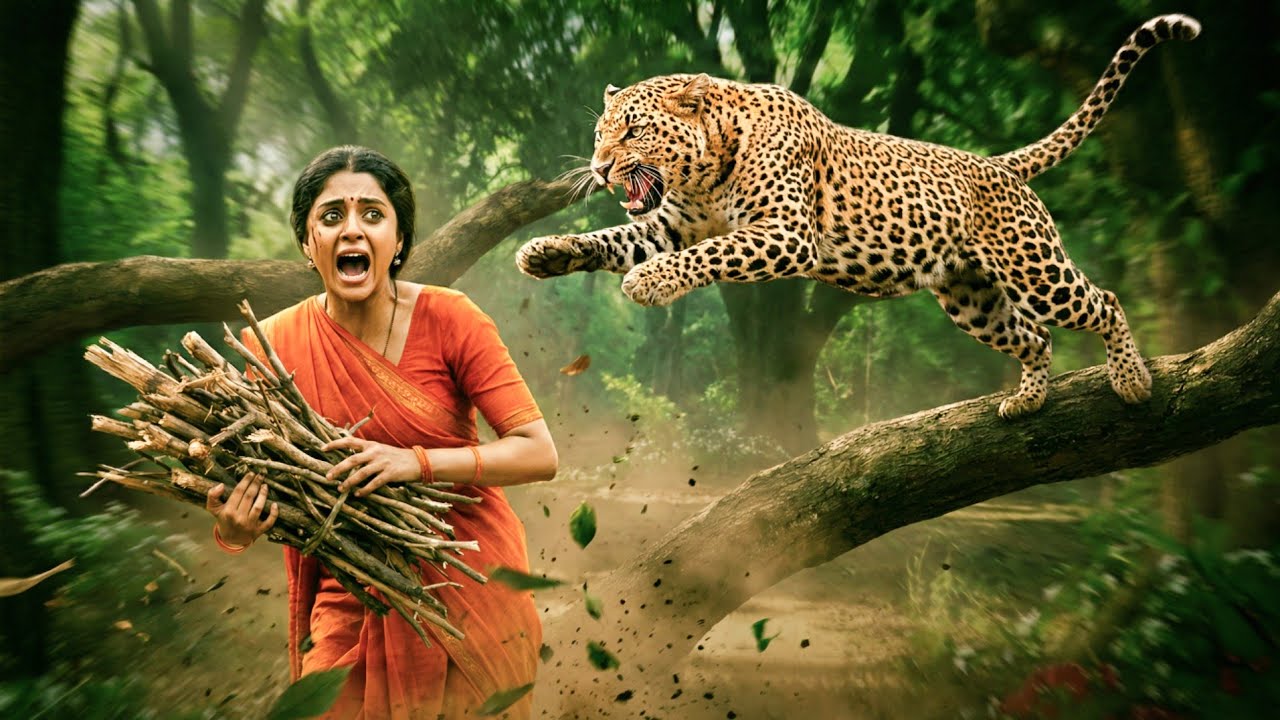 Sudden Leopard Attack! Woman’s Life in Danger | Jungle Mystery | Adventure Tales