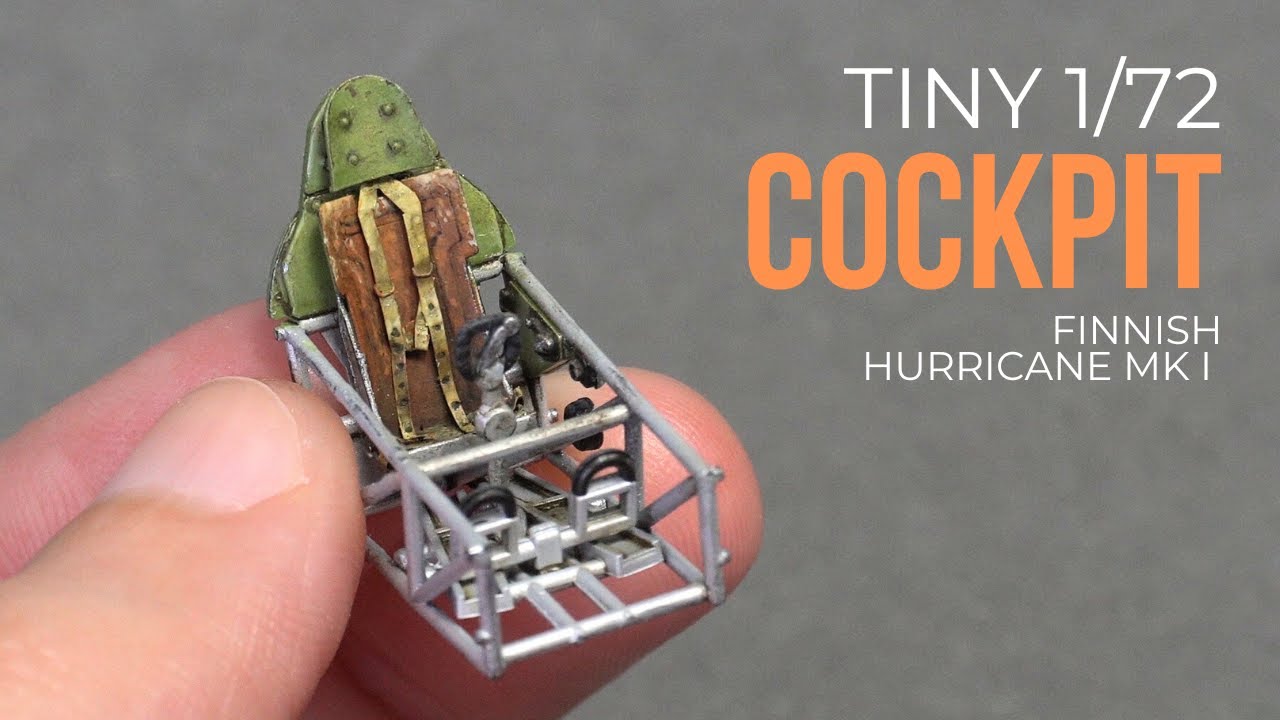 The Cockpit of the Finnish Hurricane Mk I - ARMA HOBBY 1/72 scale