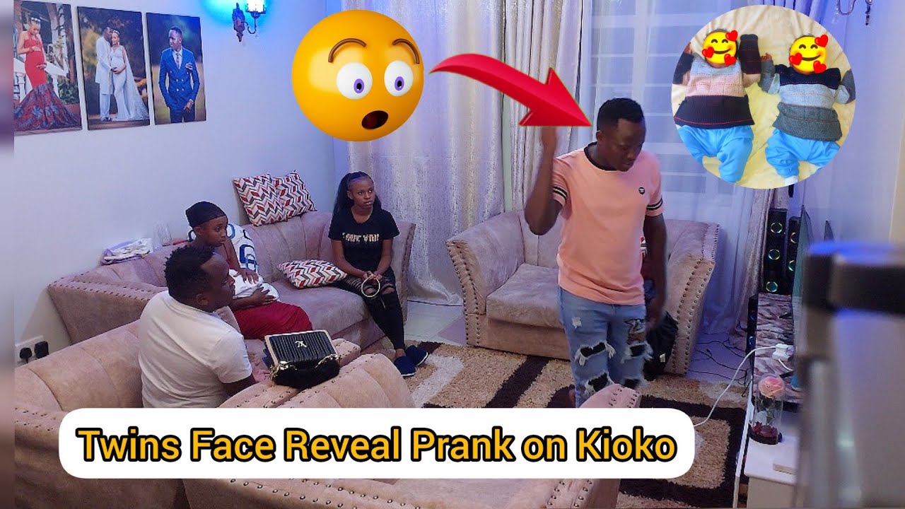 Wambo Ashley Twins Face Reveal Prank on Nicholas Kioko😂 He Got So Angry😡🤦