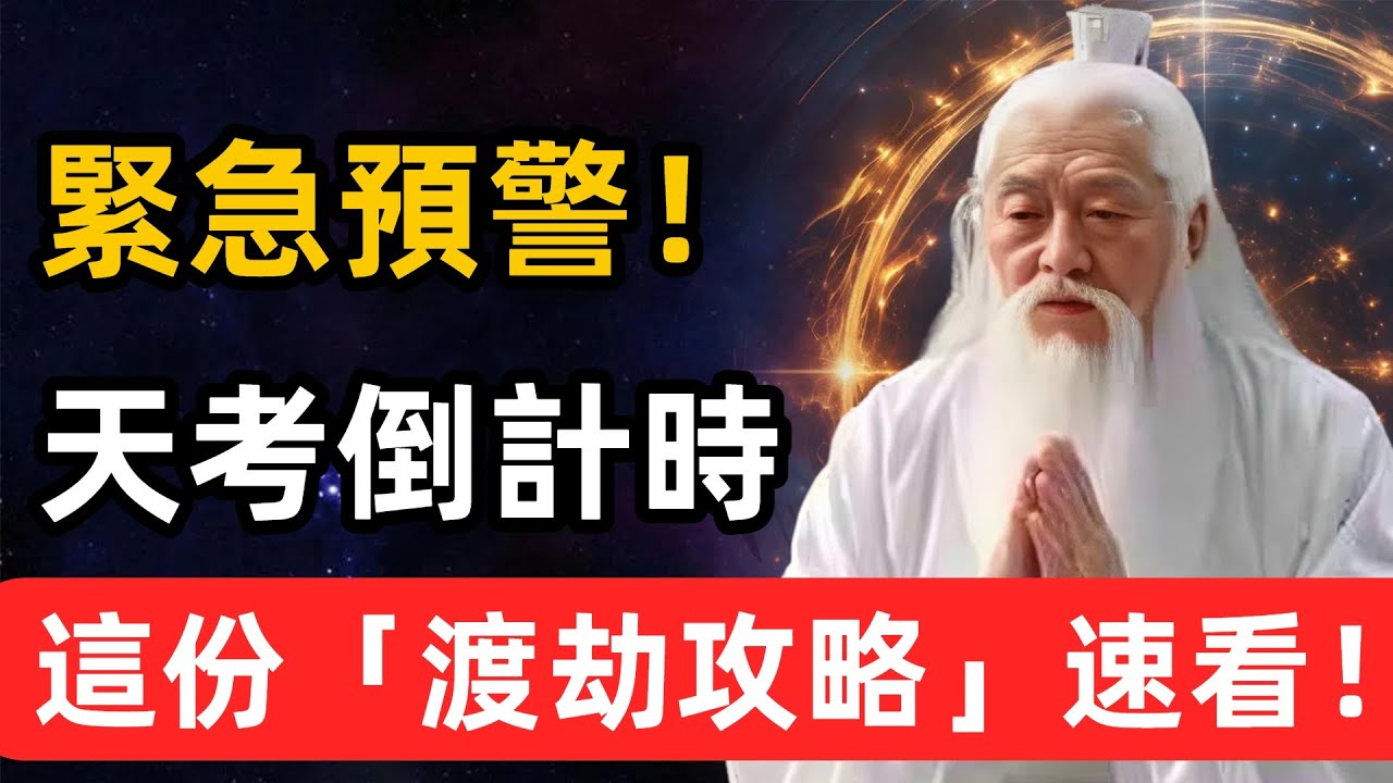 緊急預警！天考倒計時，這份「渡劫攻略」速看！#修心 #思維 #覺醒