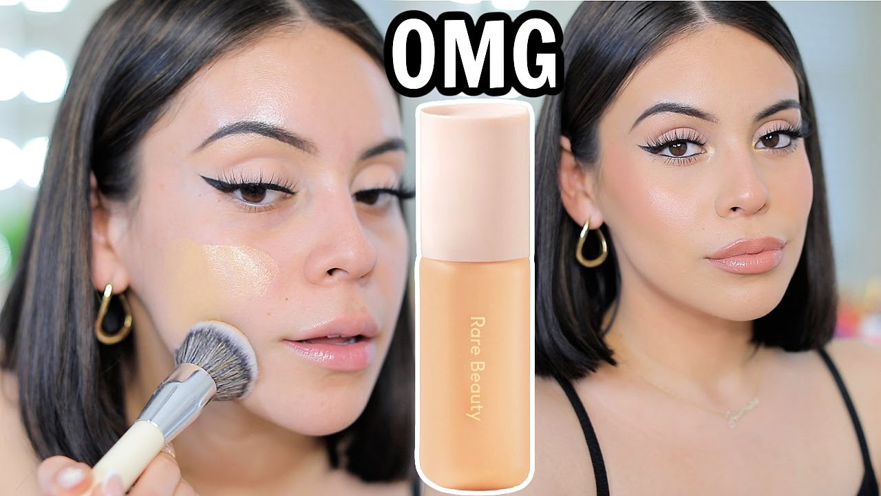 Обзор нового тонированного увлажняющего крема Rare Beauty + тест на стойкость! Хмм... стоит ли он...