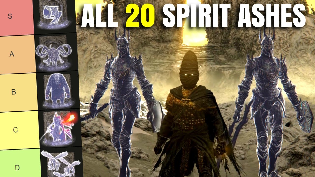 All 20 DLC Spirit Ashes Ranked! (NO SPOILERS) Elden Ring: Shadow of the Erdtree