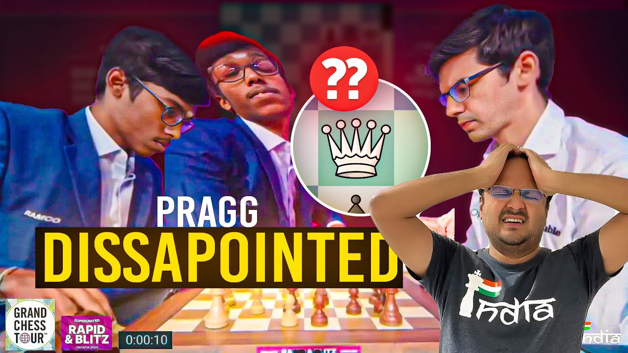 The pain and agony of Praggnanandhaa | Pragg vs Anish Giri | Superunited Blitz 2025
