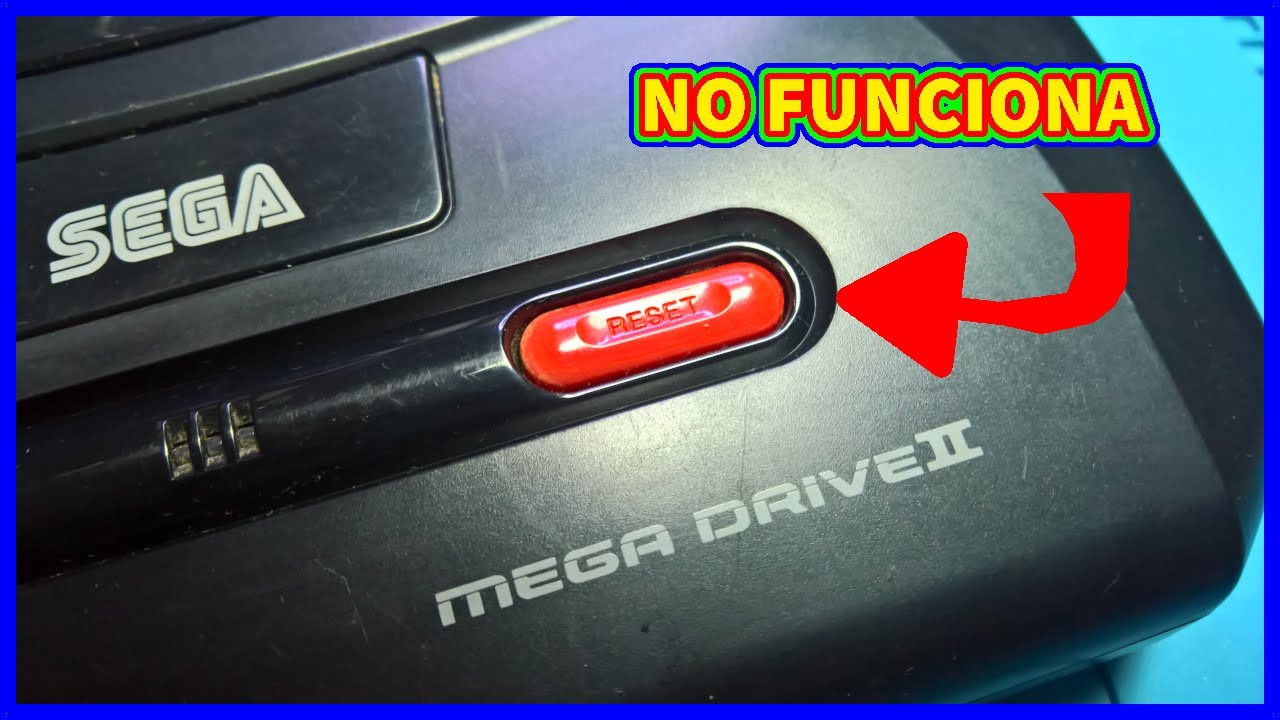 🔔 Como REPARAR el botón RESET de la SEGA MEGADRIVE II 🔔 E0171