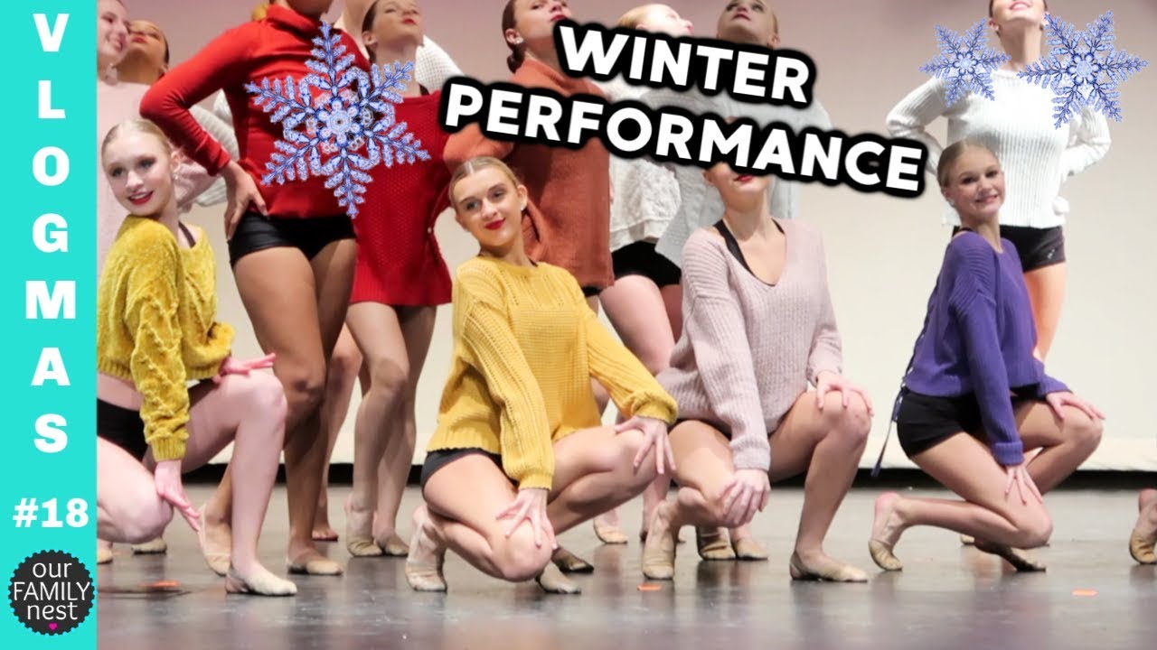 ПЕРВОЕ ТАНЦЕВАЛЬНОЕ ВЫСТУПЛЕНИЕ СЕЗОНА! || Vlogmas 18