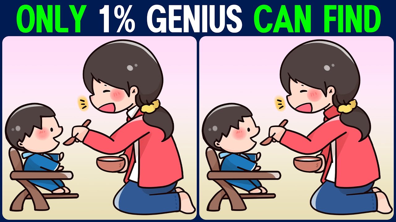 Puzzle / Find the Difference │ Let's work together to improve concentration!