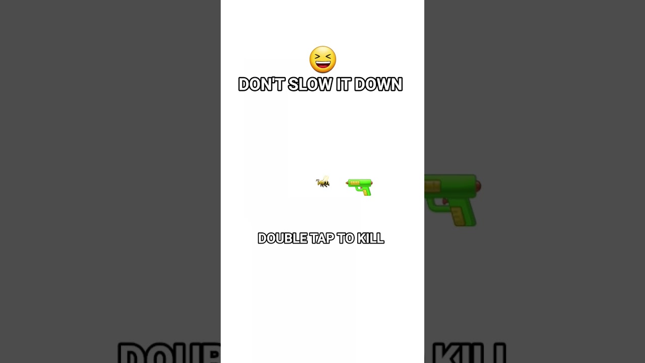 DOUBLE TAP TO KILL IT IS VERY SCENE. .......