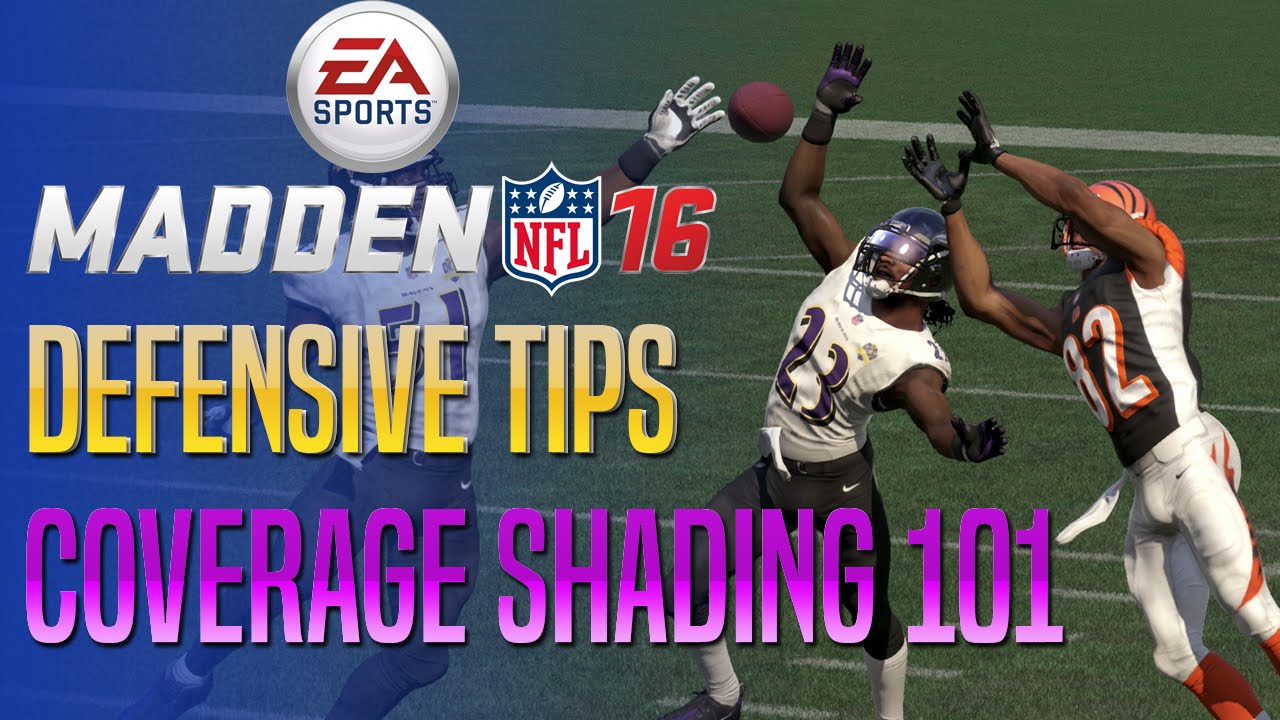 Madden 16 Defensive Tips - Coverage Shading 101!