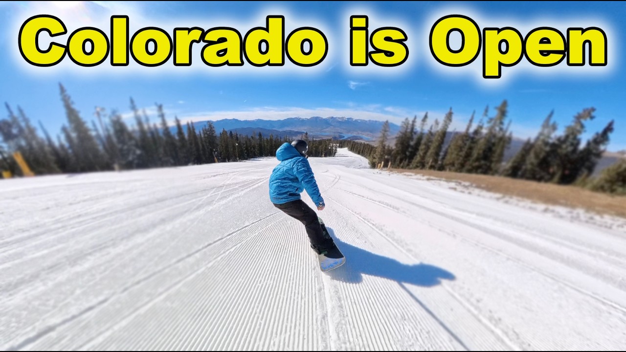 I Was The First Person to Ski the 25/26 Ski Season
