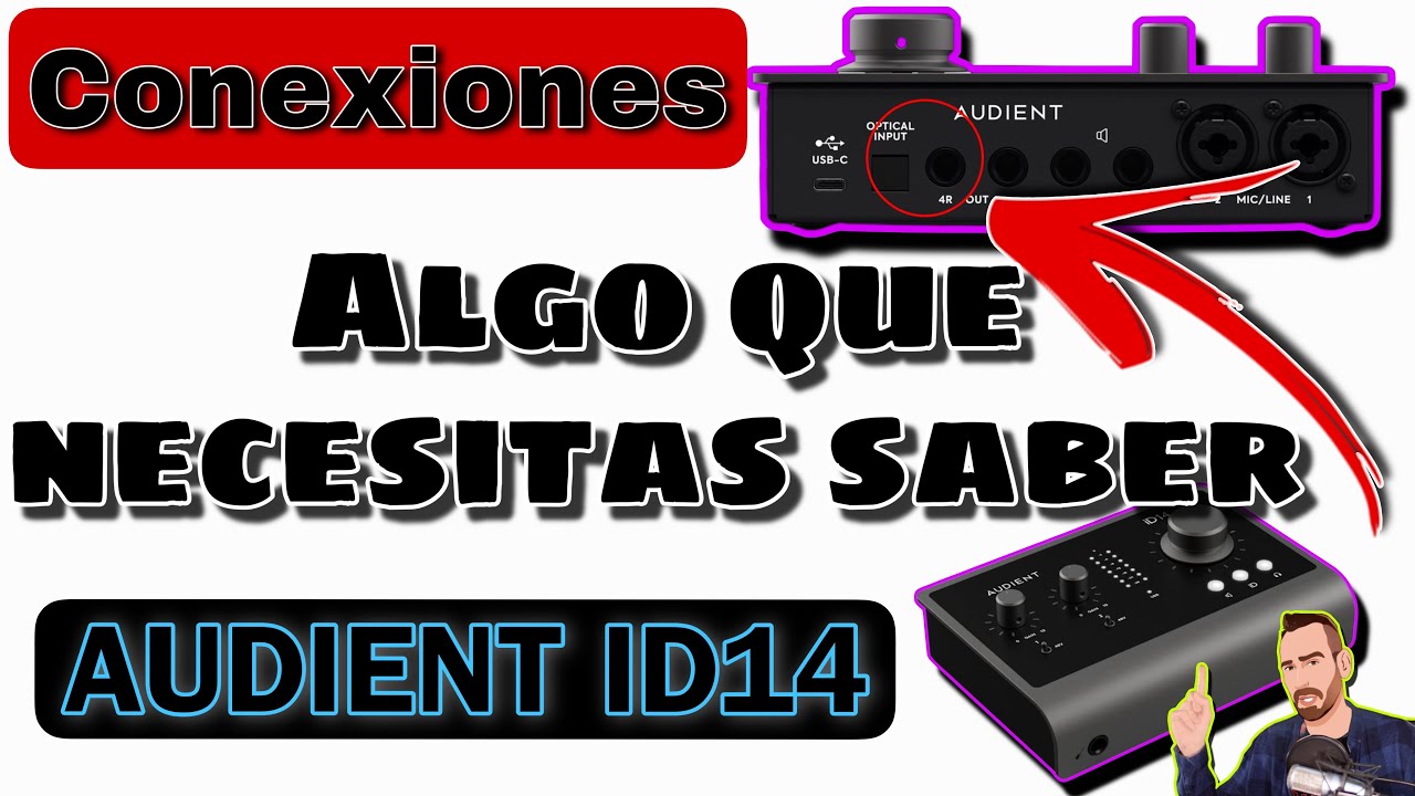 🔴AUDIENT ID14 algo importante QUE NECESITAS SABER, funciones y conectar hardware externo PRODUCCIÓN