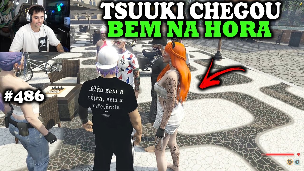 CONNOR JOGANDO XADREZ COM OUTRA E A TSUUKI CHEGOU BEM NA HORA! EP 486